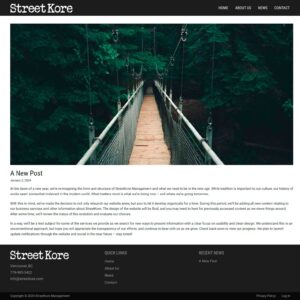 streetkore demo single post